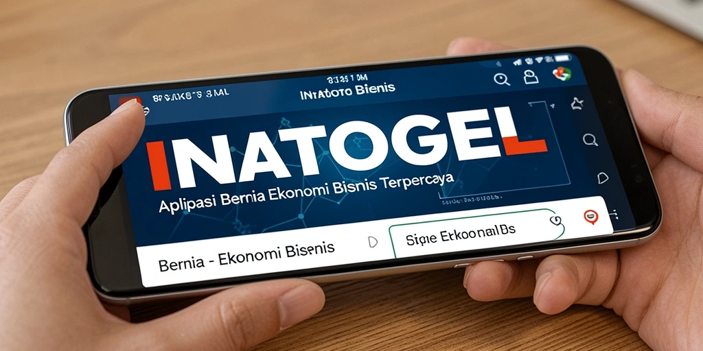 Antarmuka INATOGEL menampilkan berita terbaru dan analisis ekonomi.