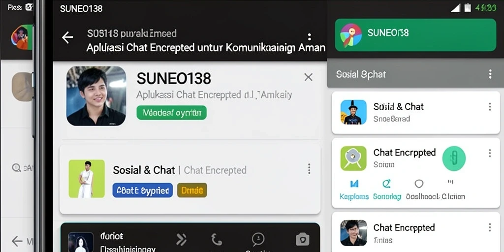 Tampilan antarmuka SUNEO138 yang sederhana dan aman untuk chatting.